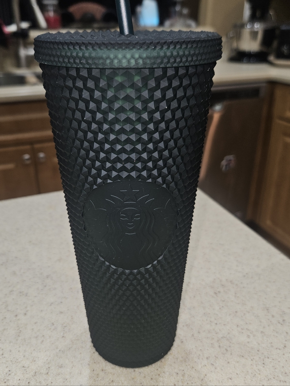 STARBUCKS TUMBLER NEW, Rubber Grip Starbucks Tumbler With Straw, NWOT